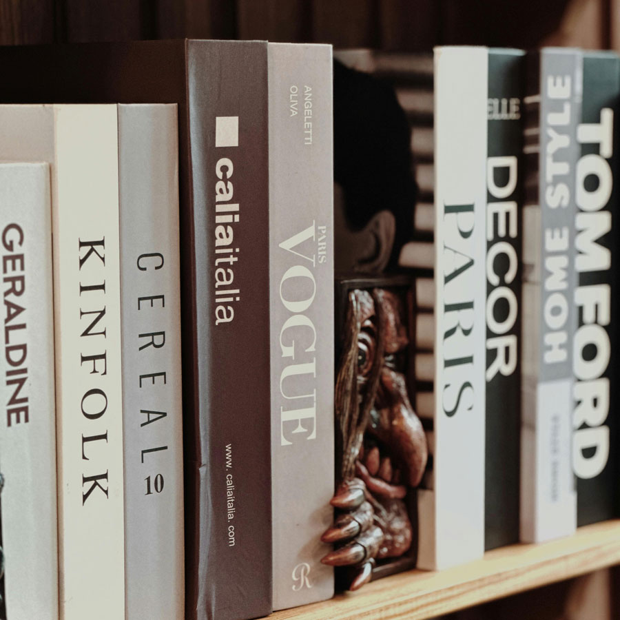 Stylish Bookshelf with Fashion Magazines Photo by Manish Jangid, Pexels